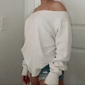 Off the shoulder Sweater
